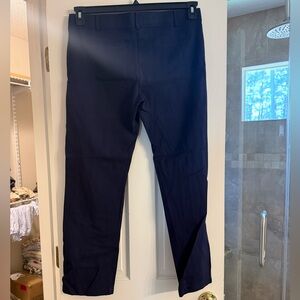 Betabrand Navy Stretch Dress Pants